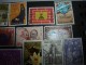 Delcampe - Album Comprenant Divers Timbres Anciens (Belgique,Australia,Andore,France,New-Zealand,Monaco Dont Olympiades) - Collections (with Albums)