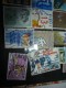 Delcampe - Album Comprenant Divers Timbres Anciens (Belgique,Australia,Andore,France,New-Zealand,Monaco Dont Olympiades) - Collections (with Albums)