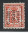 Belgium 1938. Scott #266 (U) Coat Of Arms (Belgique 1938 Belgie) * - Typo Precancels 1936-51 (Small Seal Of The State)