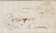 France Italia Dept. Conquis Arno 1813 Lettre Empoli Pour Cascina, Franchise Cachet "Mairie De Fucecchio" (o170) - 1792-1815: Départements Conquis