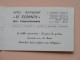 Hotel - Restaurant " LE ROANNAY " Francorchamps  ( Plooibaar Reclamekaart Carte De Visite / Zie Foto Voor Details ) !! - Visiting Cards