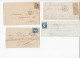 Delcampe - France Lot 30 Covers 1857 - 1876 Incl. Lyon Pour Alexandrie (timbre Detaché), Cardinal Lemoine, ASNA Commune (o229) - Collections