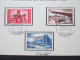 Saarland Nr. 362 - 364 Volksbefragung 22.10.1955 Sonderstempel / Ersttag. Sonderkarte - Storia Postale