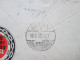 Delcampe - Saargebiet Nr. 171 - 177 Satzbrief Sonderstempel Volksabstimmung 13.1.1935. R-Brief- Vignette Deutsch Ist Die Saar - Covers & Documents