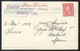 TP Tampón *Steamer Spanish Line - Montevideo* Y *Madrid... 4º Reparto* Fechada 1916. - Cartas & Documentos