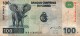 Billet 100 Francs Banque Centrale Du CONGO  04-01-2000 - Zonder Classificatie