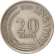 Monnaie, Singapour, 20 Cents, 1969, Singapore Mint, TTB, Copper-nickel, KM:4 - Singapour