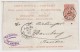 1897, Entier 10 C. Perforce " V.L. "   , #5761 - 1863-09