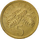 Monnaie, Singapour, 5 Cents, 1988, British Royal Mint, SUP, Aluminum-Bronze - Singapur