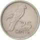 Monnaie, Seychelles, 25 Cents, 1982, British Royal Mint, TTB, Copper-nickel - Seychelles