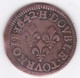 DOUBLE TOURNOIS 1642 H  LA ROCHELLE  LOUIS XIII - 1610-1643 Luis XIII El Justo