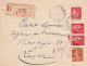Entier Type Paix CaD Yenne (Savoie) Enveloppe Recommandé 1935 TTB - Buste Postali E Su Commissione Privata TSC (ante 1995)