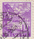 Schweiz Landschaft 1936-06-13 Bahnpost Perfin Beleg "E.G." E. Glasson Bulle Spät Selten - Lettres & Documents