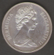 BERMUDA ONE DOLLAR 1972 SILVER WEDDING AG SILVER - Bermudes