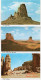 -ETATS-UNIS : MONUMENT VALLEY-UTAH-ARIZONA-DEPLIANT 15 PHOTOS RECTO VERSO - Monument Valley