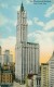 US NEW YORK CITY / The Woolworth Building  / CARTE COULEUR GLACEE - Other Monuments & Buildings