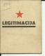 CROATIA  -  LEGITIMACIJA  --  ID CARD  --   WITH MAN PHOTO  --  1947 - Historische Dokumente