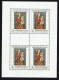 1968  Tableaux Du Musée National 5 Blocs Feuillets De 4   Mi 1839-1843  ** MNH - Neufs