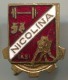 BOXING BOX RING - NICOLINA IASI, Romania, Sport Boxing Wrestling Weightlifting, Enamel, Vintage Pin, Badge - Boksen