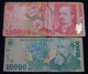 ROMANIA 10000 + 100000 LEI VF - VG - Romania