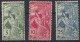 Suiza 0086/88 * Charnela. 1900 - Unused Stamps