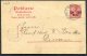 1906 Turkey Smyrna Dutsche Post Stationery Postcard - Dessau Germany - 1837-1914 Smyrna