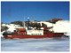 (448) Ship - Shipping - Boat - Astrolabe Antarctic French Ship With Special Postmark - Fähren