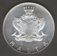 MALTA 4 LIRE MALTESE 1974 AG SILVER - Malta