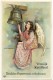 Vroolijk Kerstfeest Herzlichen Segenswunsch Zur Konfirmation - Angel Ringing Bell - EAS - Unused - Angels