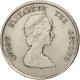 Monnaie, Etats Des Caraibes Orientales, Elizabeth II, 25 Cents, 1989, TTB+ - Ostkaribischer Staaten