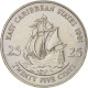 Monnaie, Etats Des Caraibes Orientales, Elizabeth II, 25 Cents, 1981, SUP - East Caribbean States