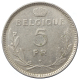 BELGIO/BELGIUM 5 FRANCS 1937 LEOPOLD III° #2346 - 5 Francs