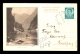 Illustrated Stationery - Image Drina / A Repaired Holes On Right Side / Stationery Circulated, 2 Scans - Other & Unclassified