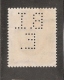 Perfin Perforé Firmenlochung Egypt Sc 144 B.I.  E. Banco Italo - Egiziano - Used Stamps