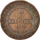 Monnaie, Autriche, Franz II (I), 3 Kreuzer, 1812, TB+, Cuivre, KM:2116 - Autriche