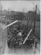 01/04/1945 175 Prisonniers Français Libérés Par La 9ème Armée Us Quittent Une Ville Allemande Avec Leur Drapeau 1 Photo - War, Military