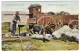 Cowboys Mess Wagon Making Pies, Old West American Range, C1900s Vintage Tucks #6018 'Life On The Plains' Postcard - Other & Unclassified