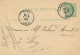 Entier Postal Lion Couché LANDEN 1884 - Origine Manuscrite ELIXEM - Signé Veulemans - XX465 - Cartes Postales 1871-1909