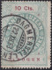 Heimat LU DAGMARSELLEN 1883-12-22 Auf Fiscalmarke 10Cent - Revenue Stamps