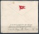 Charter Two Stamps King George V, Postage & Revenue In 1921,Gibraltar.Shipped To USA 1930. Verso Shipping Company. 2 Sca - Gibraltar