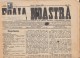 FOAIA NOASTRA, NEWSPAPER, ASTRA SIBIU, KING MICHAEL STAMP, 8 PAGES, BIG SIZE, 1929, ROMANIA - Other & Unclassified