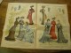 Delcampe - 1901 La MODE Du Petit Journal    TOILETTES DE VILLE, (gravures Couleurs Dont V. Michel ) Double-page Et Une - 1900-1940