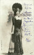 Jolie Fille /young Lady - Jeune Femme Artiste Suzanne AVRIL Par Reutlinger / Paris 1902  Théatre Art Nouveau - Artistes