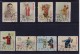 CHINA STAMPS STAGE  ART OF MEI LAN-FANG ACTOR -1962 - CTO WITH GUM - Usati