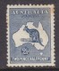 Australia : Kangaroo, 1913, 2 1/2d Deep Blue, MH *,  Tone Spots, - Mint Stamps