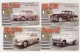 Calling Cards Set - 8 Pcs. - 2001 - MGTS - Moscow - Russia - Cars - Russie