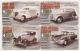 Calling Cards Set - 8 Pcs. - 2001 - MGTS - Moscow - Russia - Cars - Russie