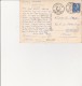 OBLITERATIONS CACHET A DATE - LOCRONAN -FINISTERE 15-6-1959 -SUR CARTE GLACEE QUIMPER - Manual Postmarks