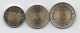 Equateur : Lot De 3 Pièces BIMETAL : 100-500-1000 Sucres 1997 UNC - Equateur