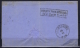 Schleswig 1866 Wrapper To Neumunster From Gluckstadt On Back: SCHLESW. POST SPED. BUR./ZUG 2 Travelling Post Office - Schleswig-Holstein